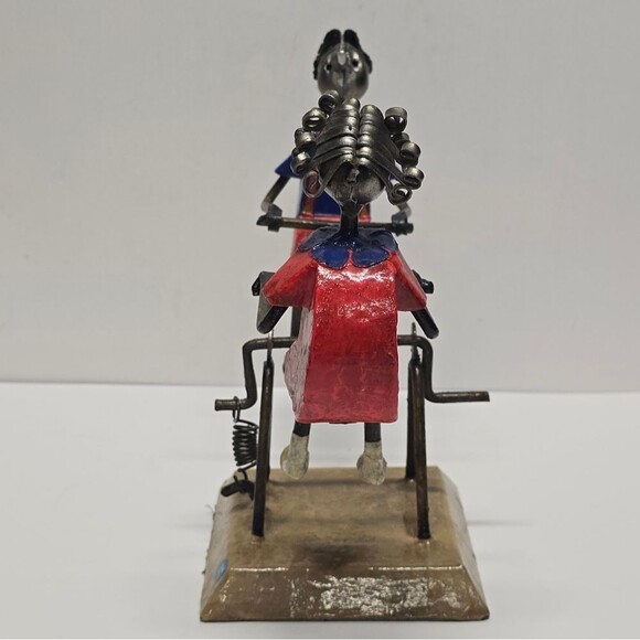 Vintage Signed Manuel FELGUEREZ Folk Art Metal Seesaw Modernist Sculpture Mexico - Picture 6 of 9